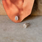 925 Sterling Silver Moonstone Oval Faceted Studs 7MM Earrings