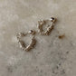 925 Sterling Silver Hill Tribe Molten Silver Beads Handcrafted Chunky Connector Studs