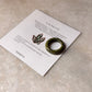 Natural Crystal Unakite Band Ring