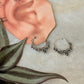 925 Sterling Silver Tribal Hoops Earrings Design 2