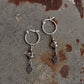 925 Sterling Silver Handcrafted Tribal Rawa Hoops Mandali Earrings