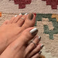 925 Sterling Silver Tribal Engraved Toe Ring