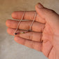 925 Sterling Silver Multi Tourmaline Box Faceted Handcrafted Necklace