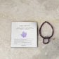 Natural Crystal Amethyst 4mm Stretchy Rings & Bracelet