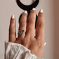 Sophisticated Eye of Providence silver ring with polished finish