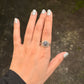 925 Sterling Silver Labradorite Oval Stone Ring