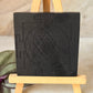Black Plate Square - Shree Yantra For decor