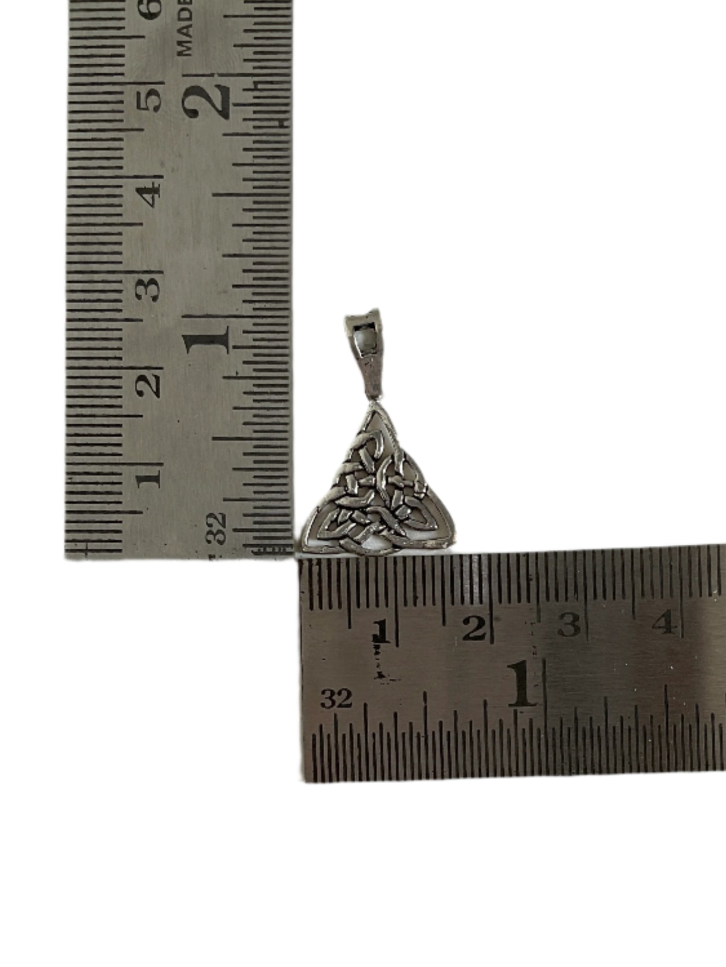 Trinity -  Celtic Knot 925 Sterling Silver Unisex Pendant