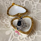 925 Sterling Silver Black Onyx Victorian Style Statement Ring