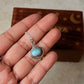 925 Sterling Silver Larimar Boho Necklace