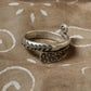 925 Sterling Silver Bohemian Hill Tribe Earth Song Spiral Handcrafted Adjustable Ring