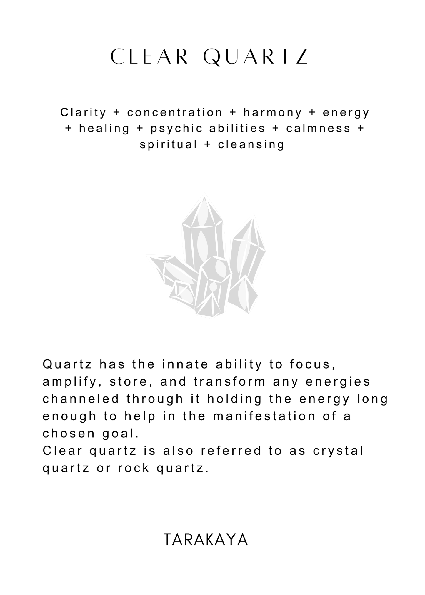 925 Sterling Silver Clear Quartz Signet Ring