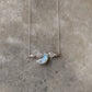 925 Sterling Silver Moonstone Moon, Stars, Pearls Necklace