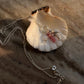 925 Sterling Silver Pink Tourmaline, Moonstone Star & Flamingo Charm Handcrafted Necklace
