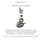 925 Sterling Silver Snake / Serpent Pentacle Pendant