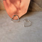 925 Sterling Silver Broken Heart Studs