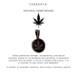 925 sterling silver Hemp Round Pendant