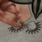 925 Sterling Silver Tribal Hoops Earrings- Tatvam