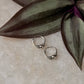 925 Sterling Silver Antique Tiny Second Piercing Hoops - design 4
