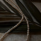 Freshwater pearls lock pendant necklace handcrafted in sterling silver 