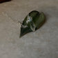 925 Sterling Silver Clear Quartz Crystal Drop Minimal Handcrafted Necklace