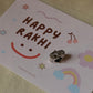 925 Sterling Silver Hamsa Charm Rakhi - Reusable as Pendant / Bracelet Charm Handcrafted Rakhi