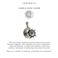 925 Sterling Silver Sun Moon Big Necklace