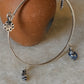 925 Sterling Silver Tribal Charms Stackable Bangle- single pc