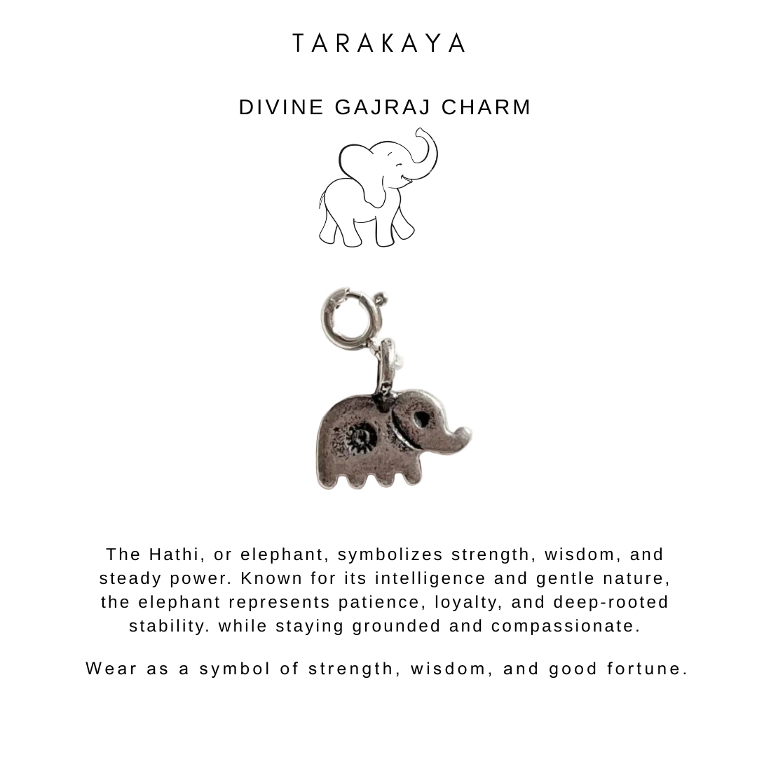 925 Sterling Silver Hathi Charm Pendant