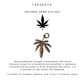 Hemp Leaf Cut Out Big 925 Sterling Silver Necklace