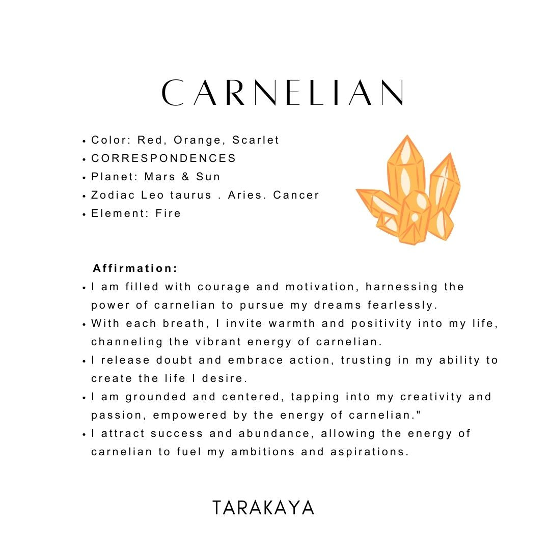 Carnelian crystal for healing