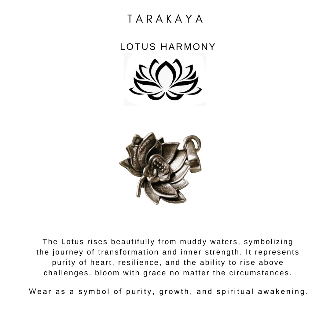 925 Sterling Silver Lotus Plain Pendant