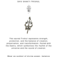 925 Sterling Silver Trishul Damru Big Pendant