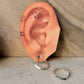 925 Sterling Silver Chunky Italian U Statement Hoops