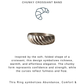 925 Sterling Silver Chunky Croissant Band Ring