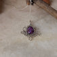 925 Sterling Silver Handcrafted Wire Wrapped One of a Kind Agate Pendant