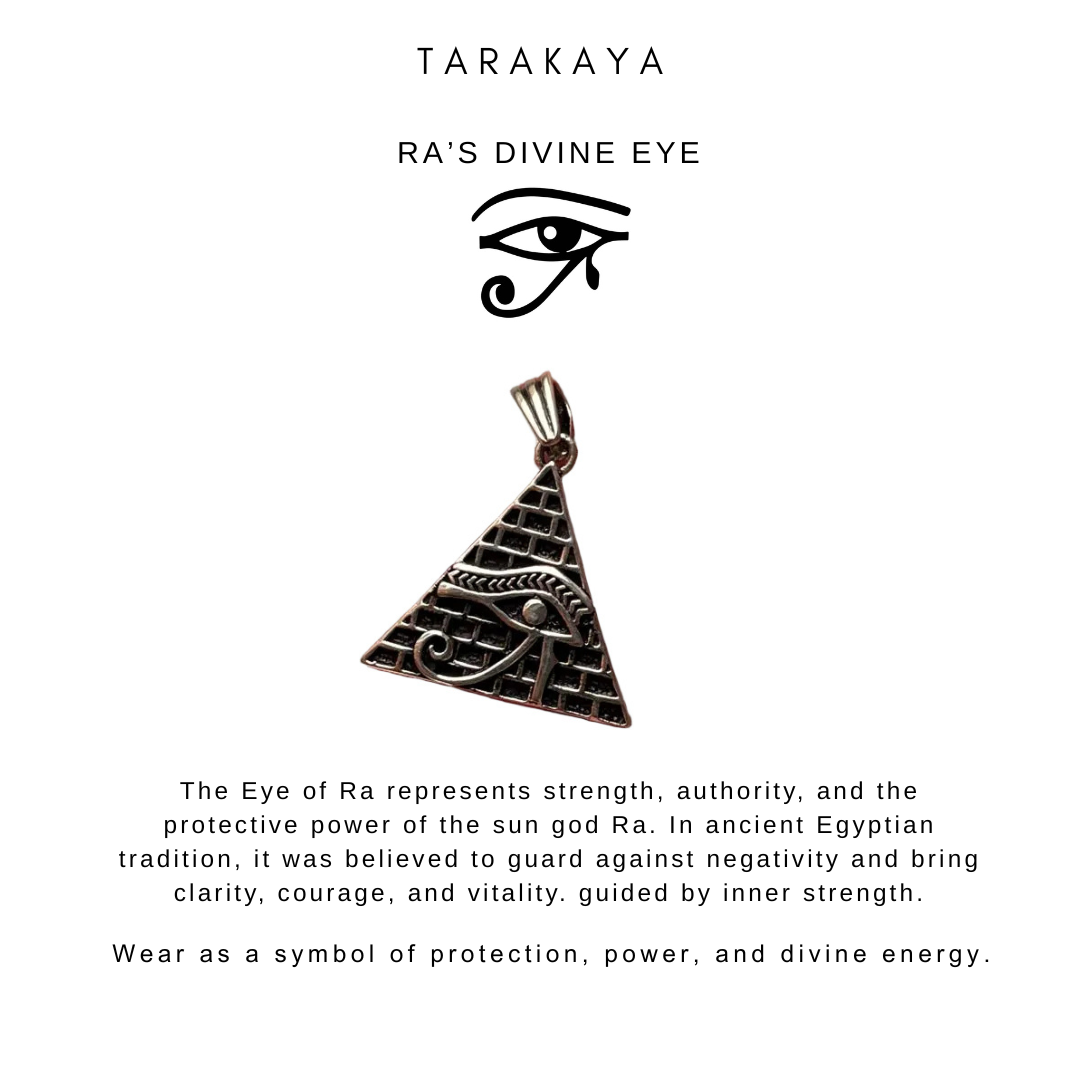 Eye Of Ra 925 Sterling Silver Pendant