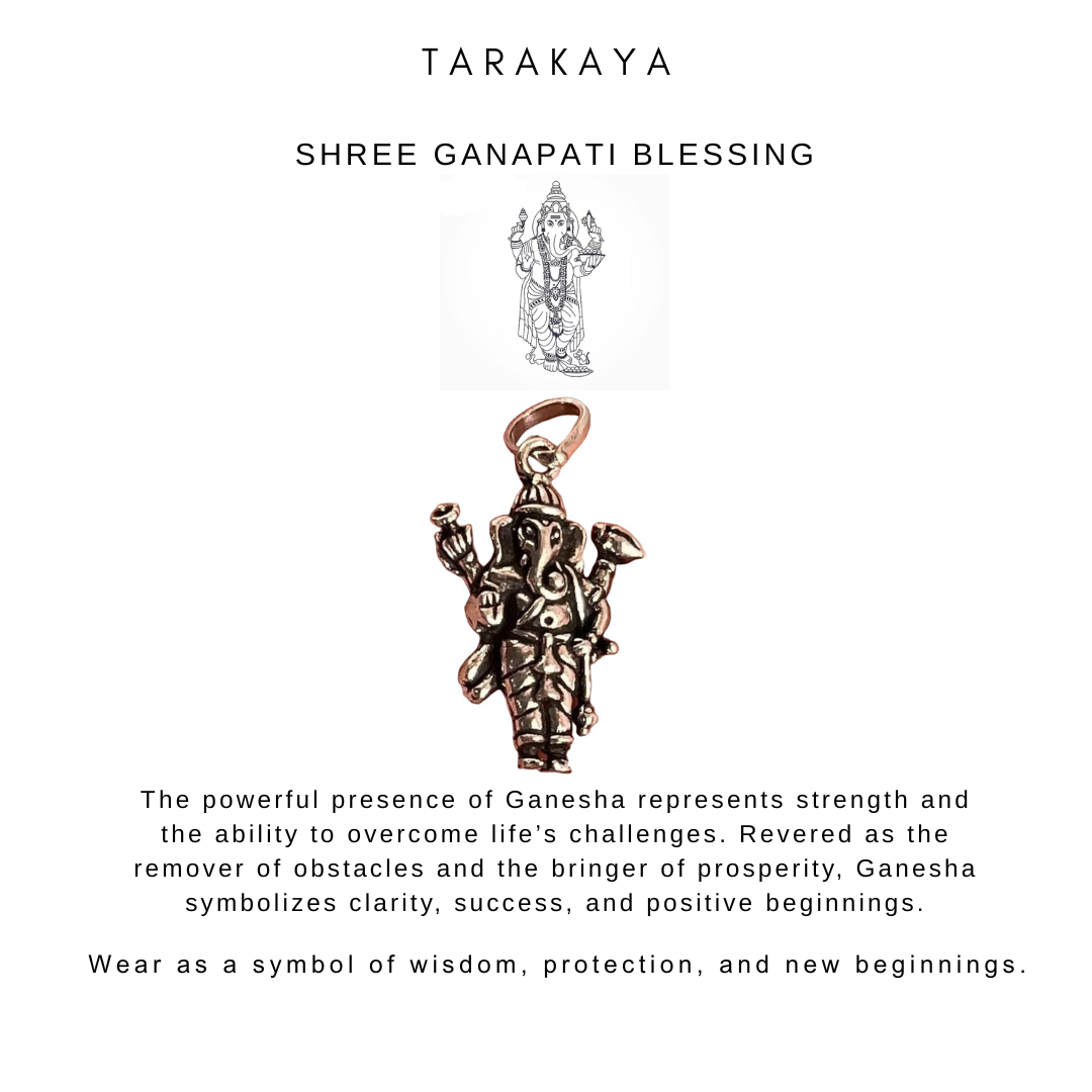 Ganesha Standing 925 Sterling Silver Pendant