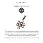Big Karma Celtic Knot 925 Sterling Silver Necklace