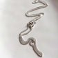 Versatile curb minimal silver chain with understated elegance