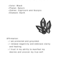 Black Tourmaline Natural Crystal for protection