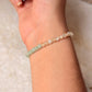 Natural Crystal Citrine, Green Aventurine & Amethyst 4mm Bracelet