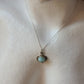 925 Sterling Silver Larimar Boho Necklace