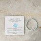 Natural Crystal Aquamarine 4mm Bracelet