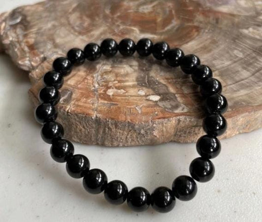 Black Onyx Natural Crystal Bracelet 8MM