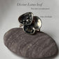 Divine Lotus-inspired silver ring with glowing moonstone accent