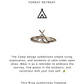 925 Sterling Silver Boho Camp / Triangle Stack Ring