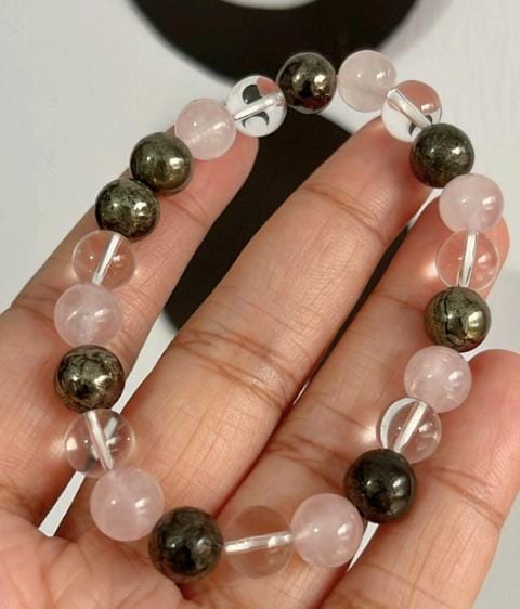Zodiac Taurus Love Abundance Manifest Natural Crystal Bracelet 8MM