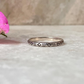 Tribal Engraved Stackable Band 925 Sterling Silver Ring