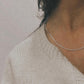 Stylish flat snake silver chain with a sleek, uniform design